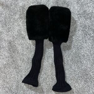 Long neck Black Retro vintage fuzzy barrel head cover #1 & #3 old school Acrylic